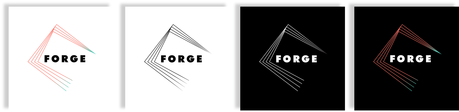 Forge visual identity grid